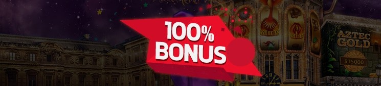 100% match up bonus